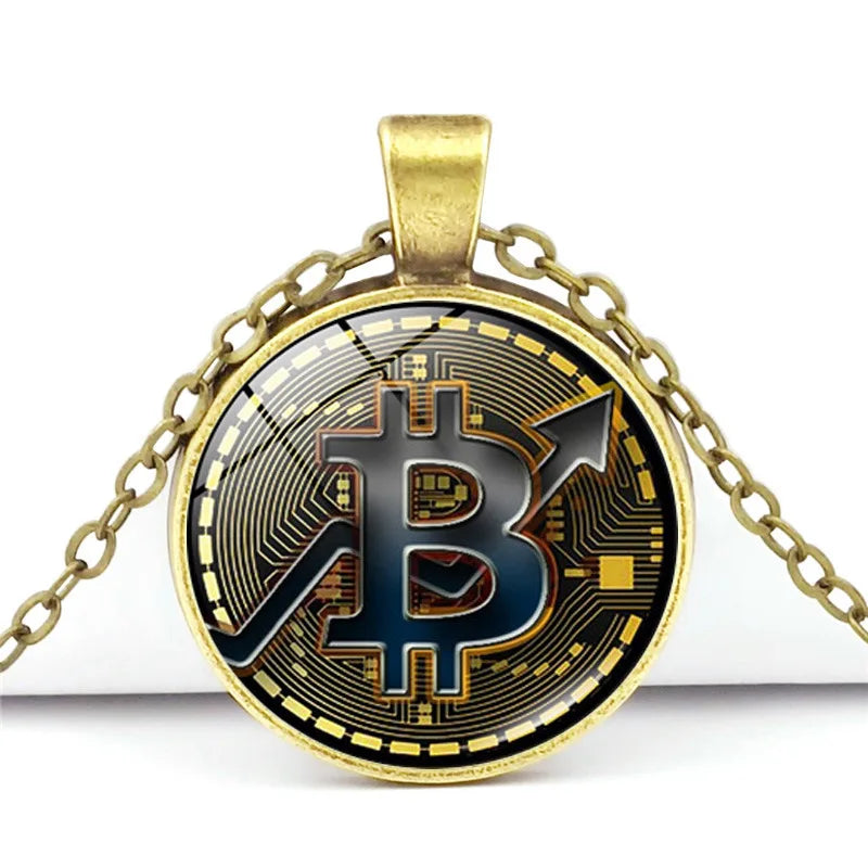 Trendy Bitcoin Necklace