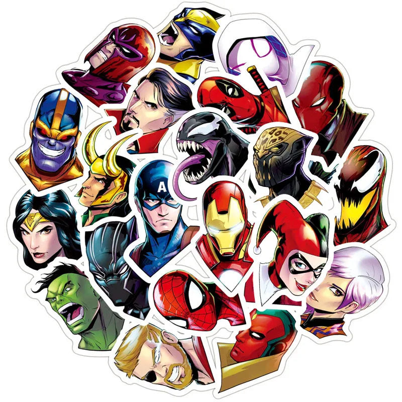 Marvel Themed Avengers Super Hero Stickers