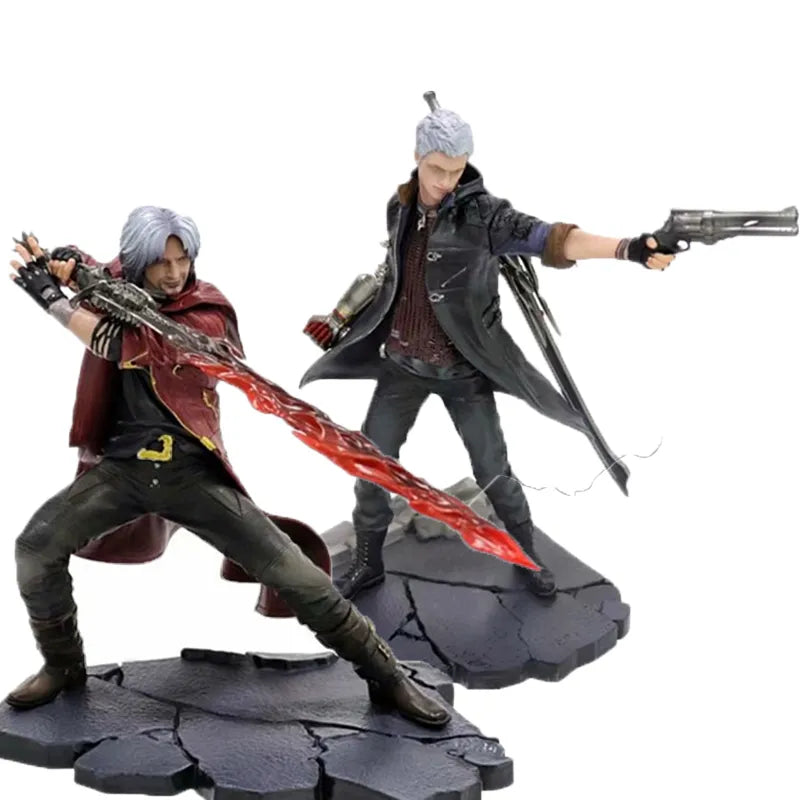 Devil May Cry Themed Dante & Nero Statue Action Statues