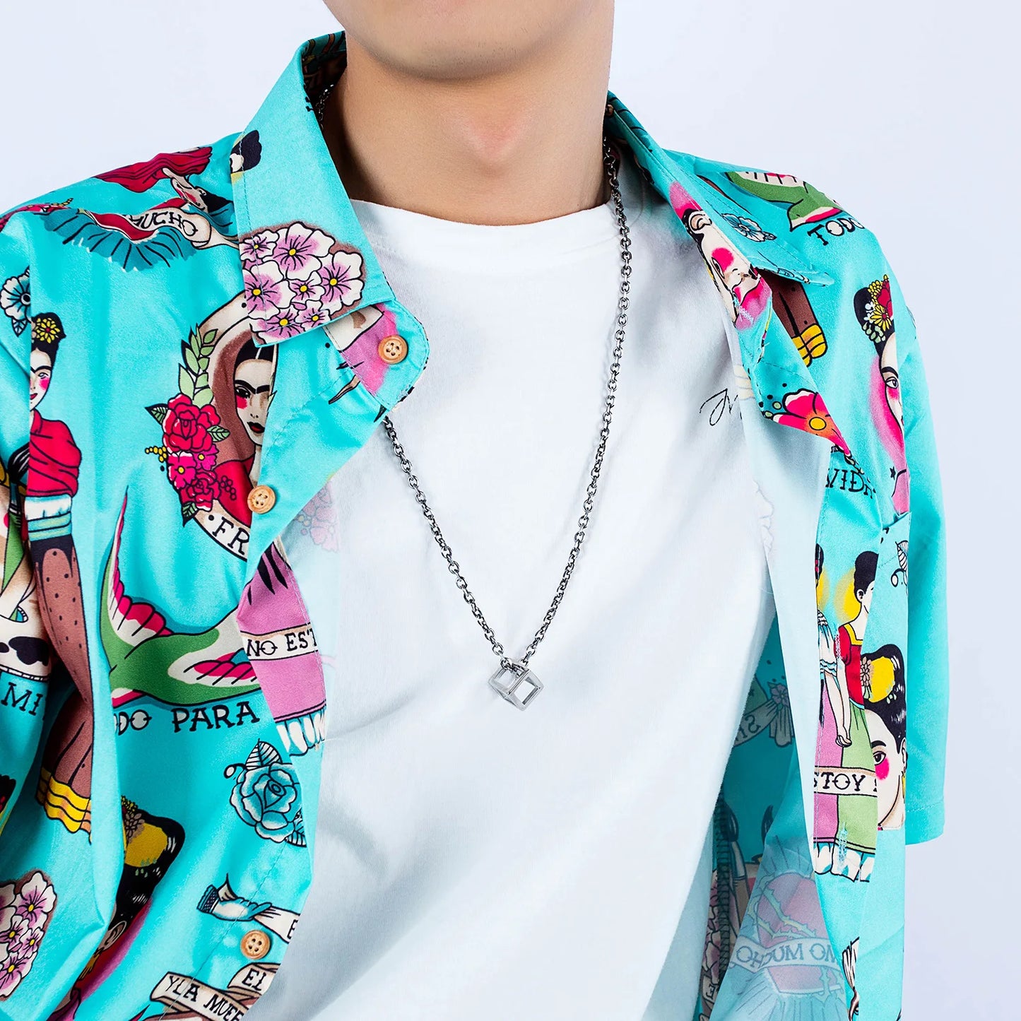 Hollow Cube Necklaces