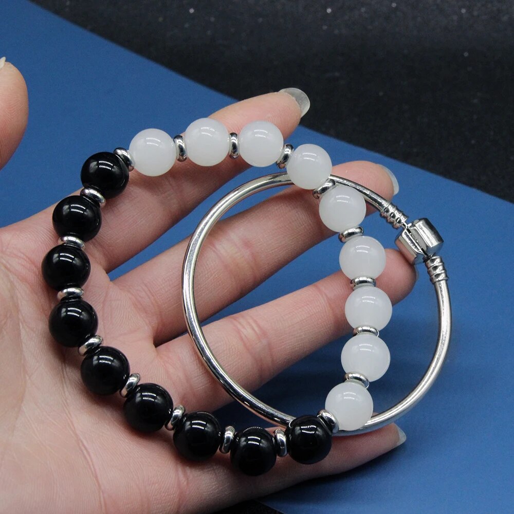 Fashionable Bangle Bead Bracelets