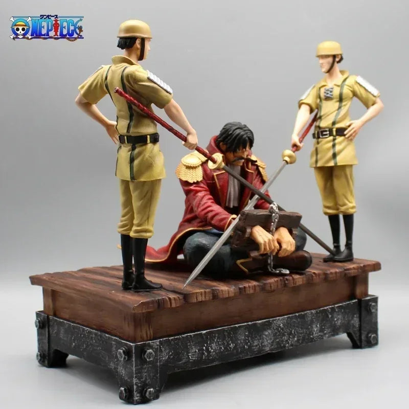 One Piece Gol D Roger & Portgas D Ace Awaiting Execution Statues