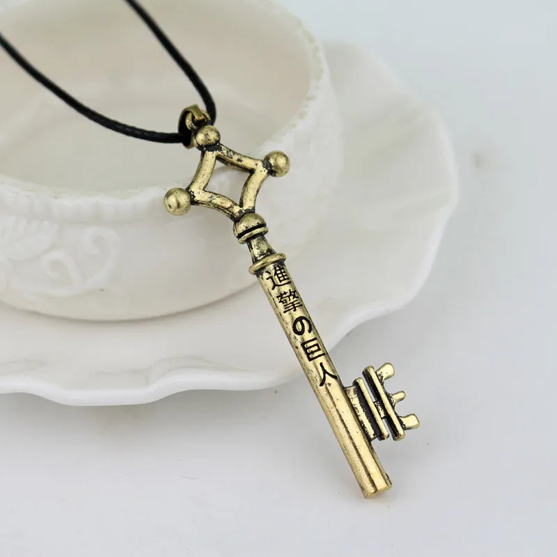 Attack On Titan Inspired Eren Jaeger Key Necklace