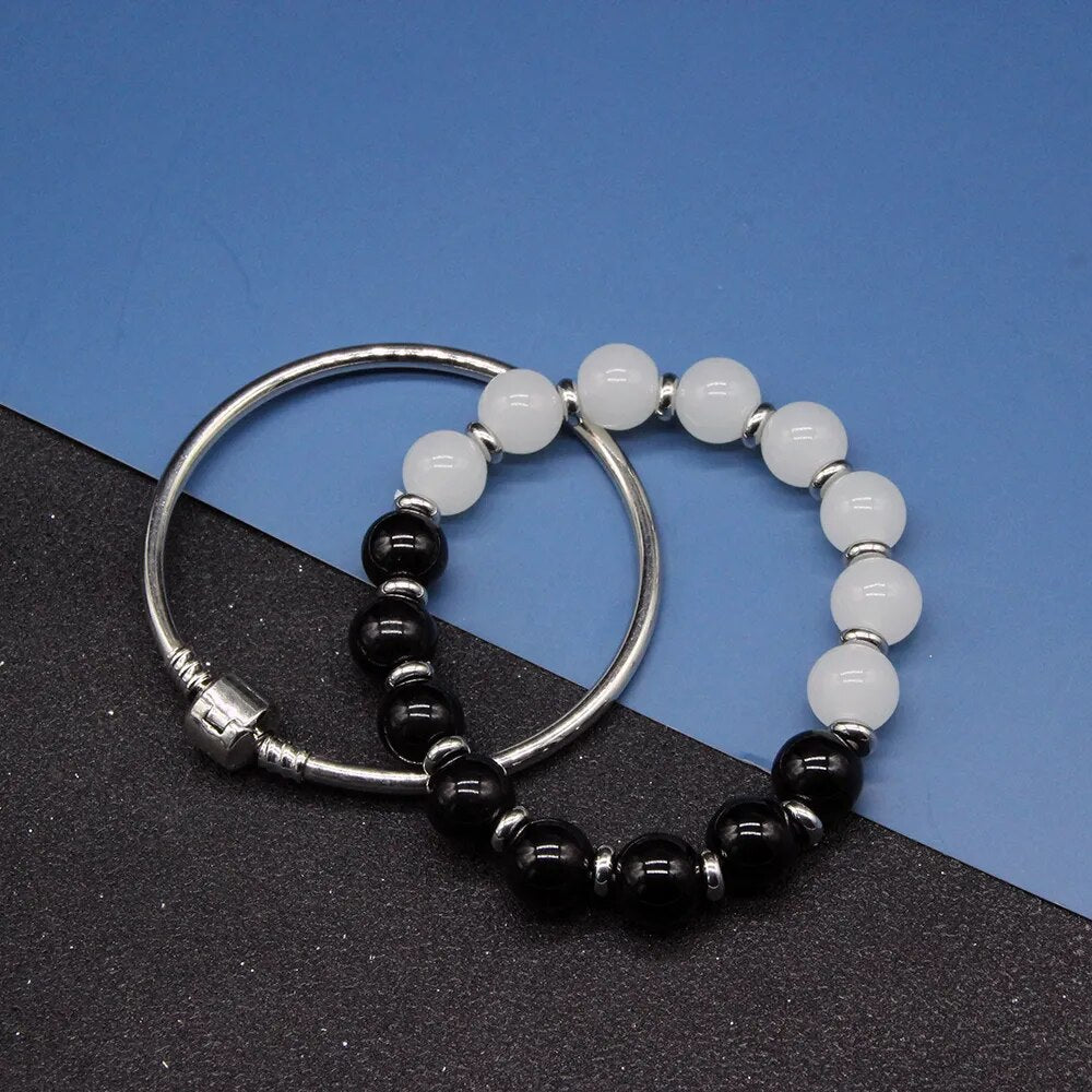 Fashionable Bangle Bead Bracelets