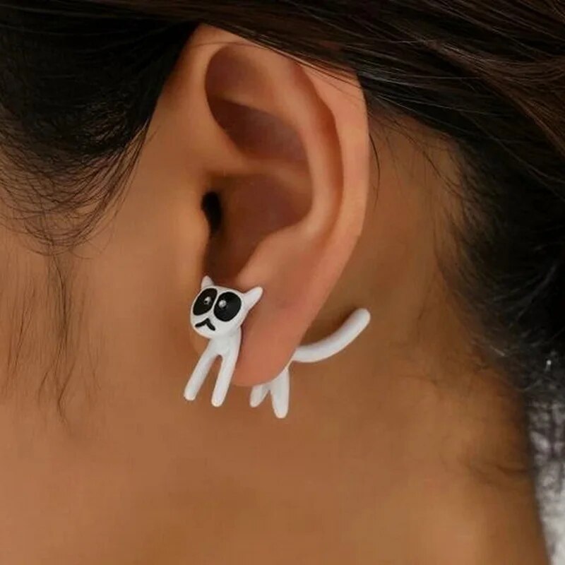 Trendy Cat Earrings