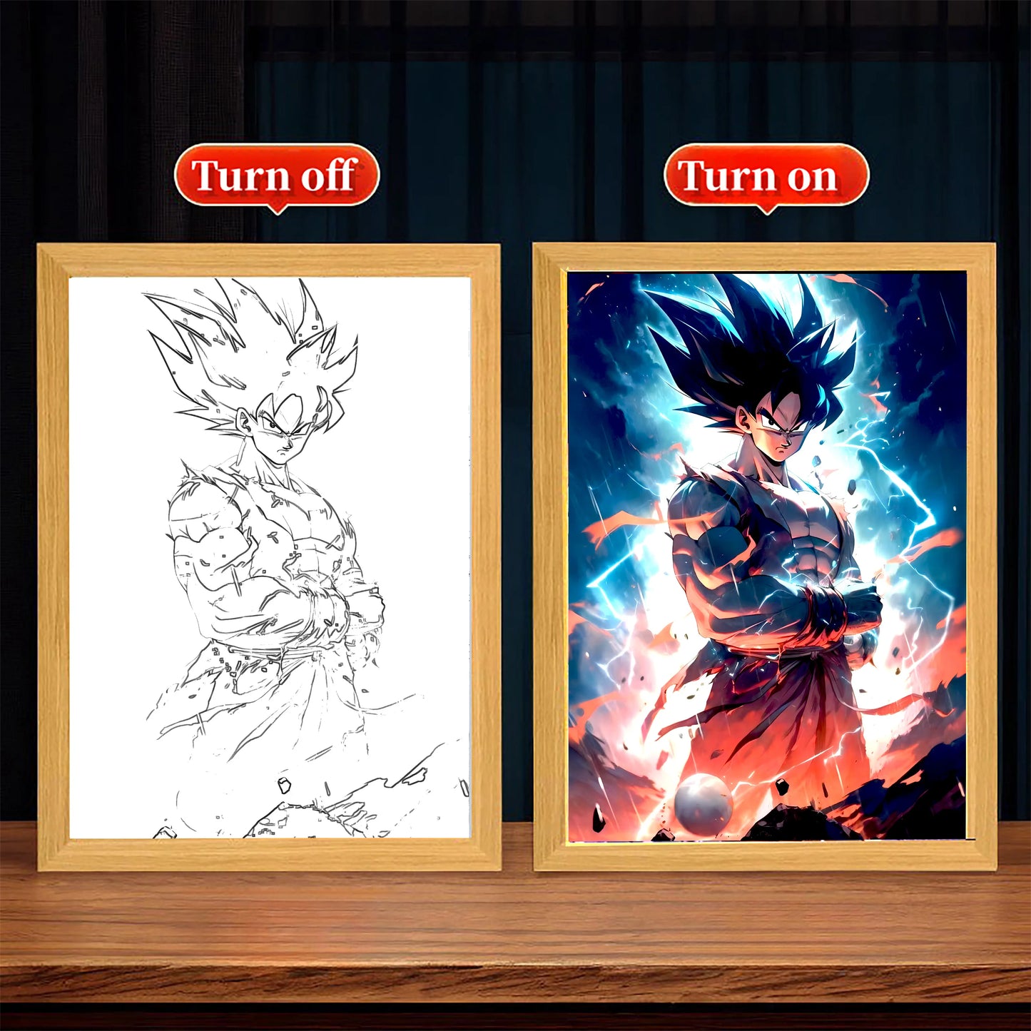Anime Figure Dragon Ball Lamp Frames
