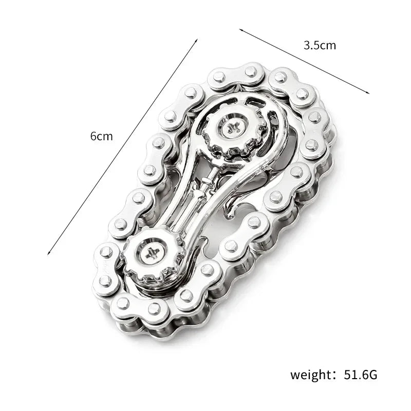 NEW Metal Bike Chain Fidget Toy