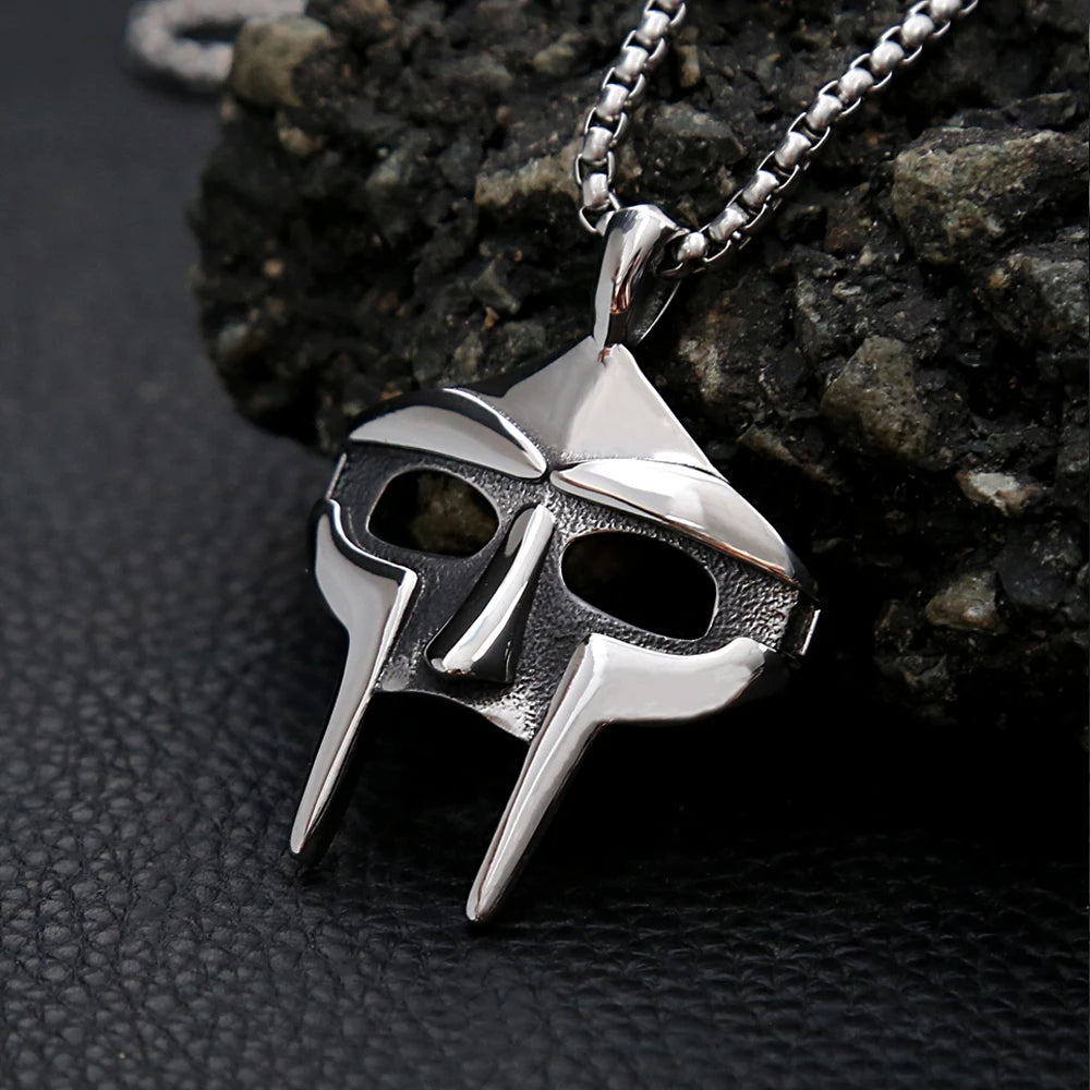 Vintage MF DOOM Mask Necklace