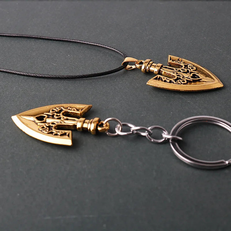 JoJos Bizarre Adventures "The Arrow" Inspired Necklaces & Keyrings