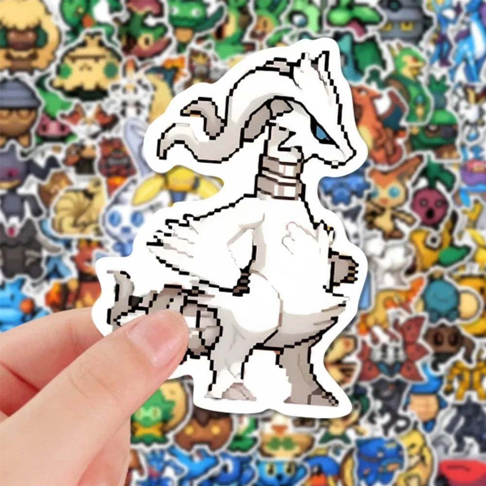 Pokemon Themed Cute Pixel Stickers