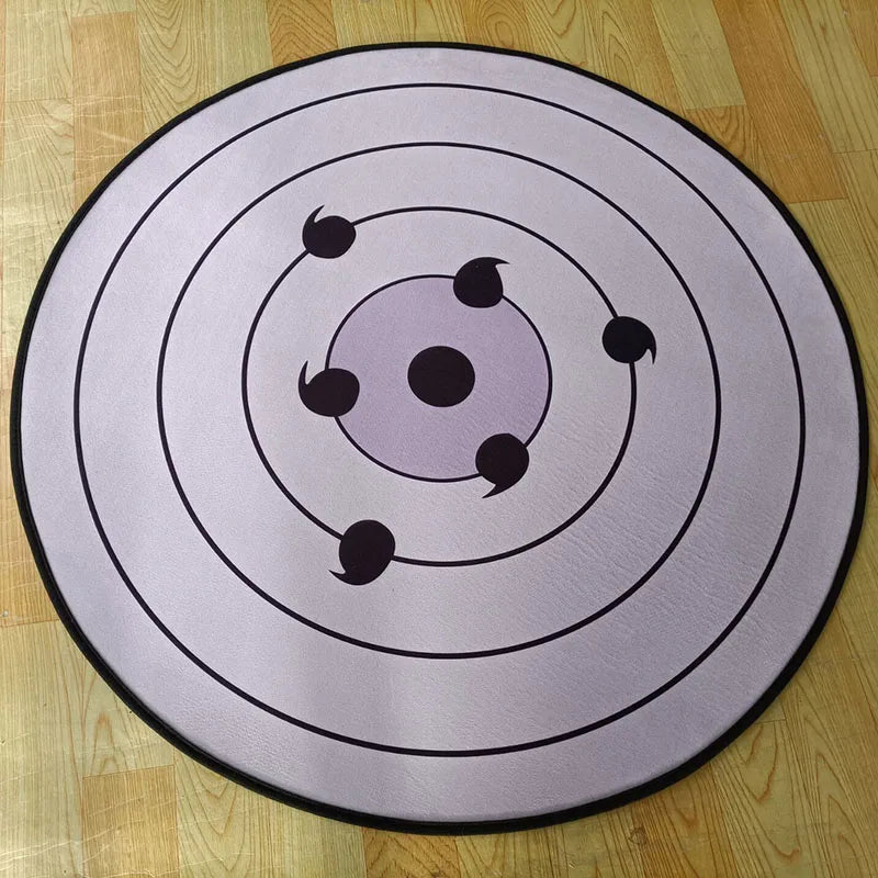 Naruto Anime Uchiha Sharingan Themed Rugs