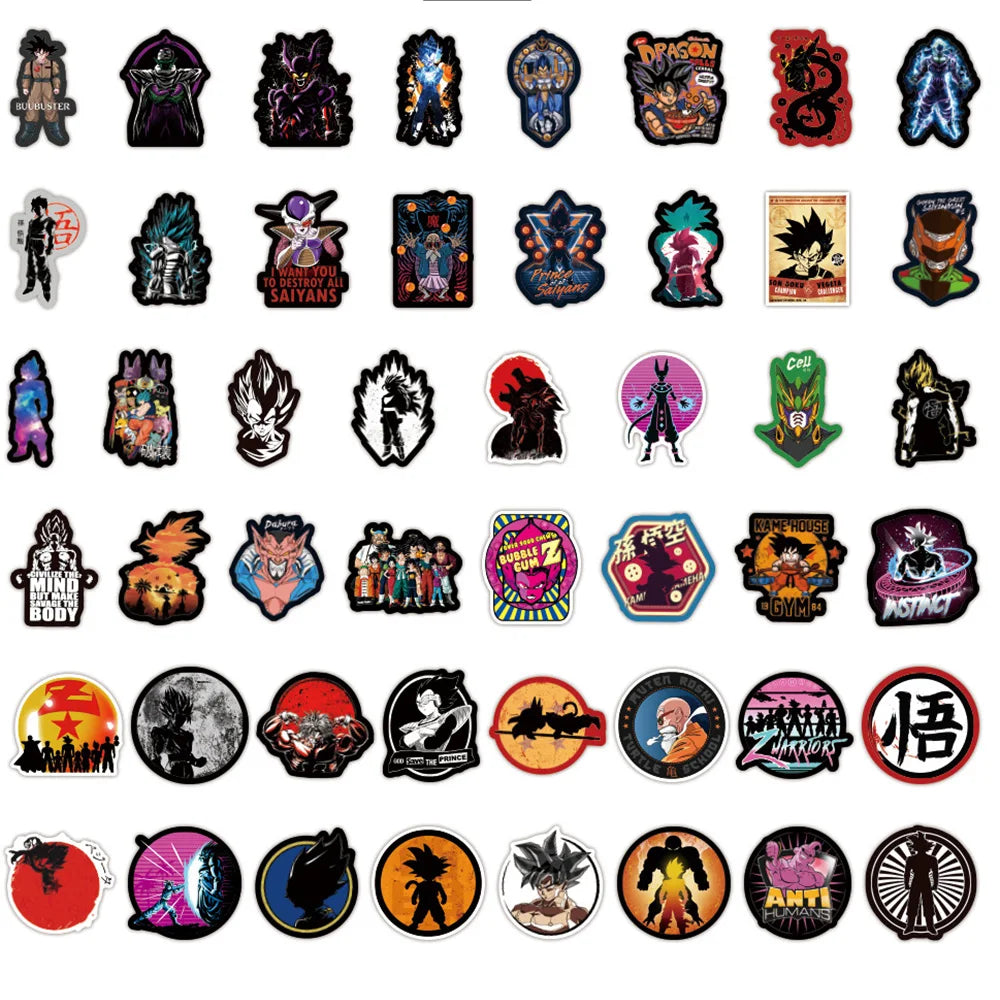 Cool Dragon Ball Inspired Stickers