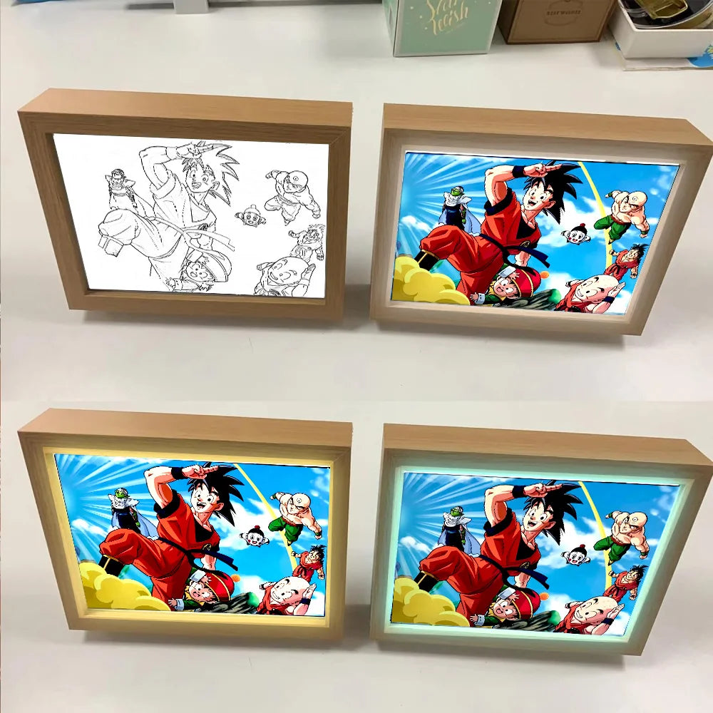 Anime Figure Dragon Ball Lamp Frames