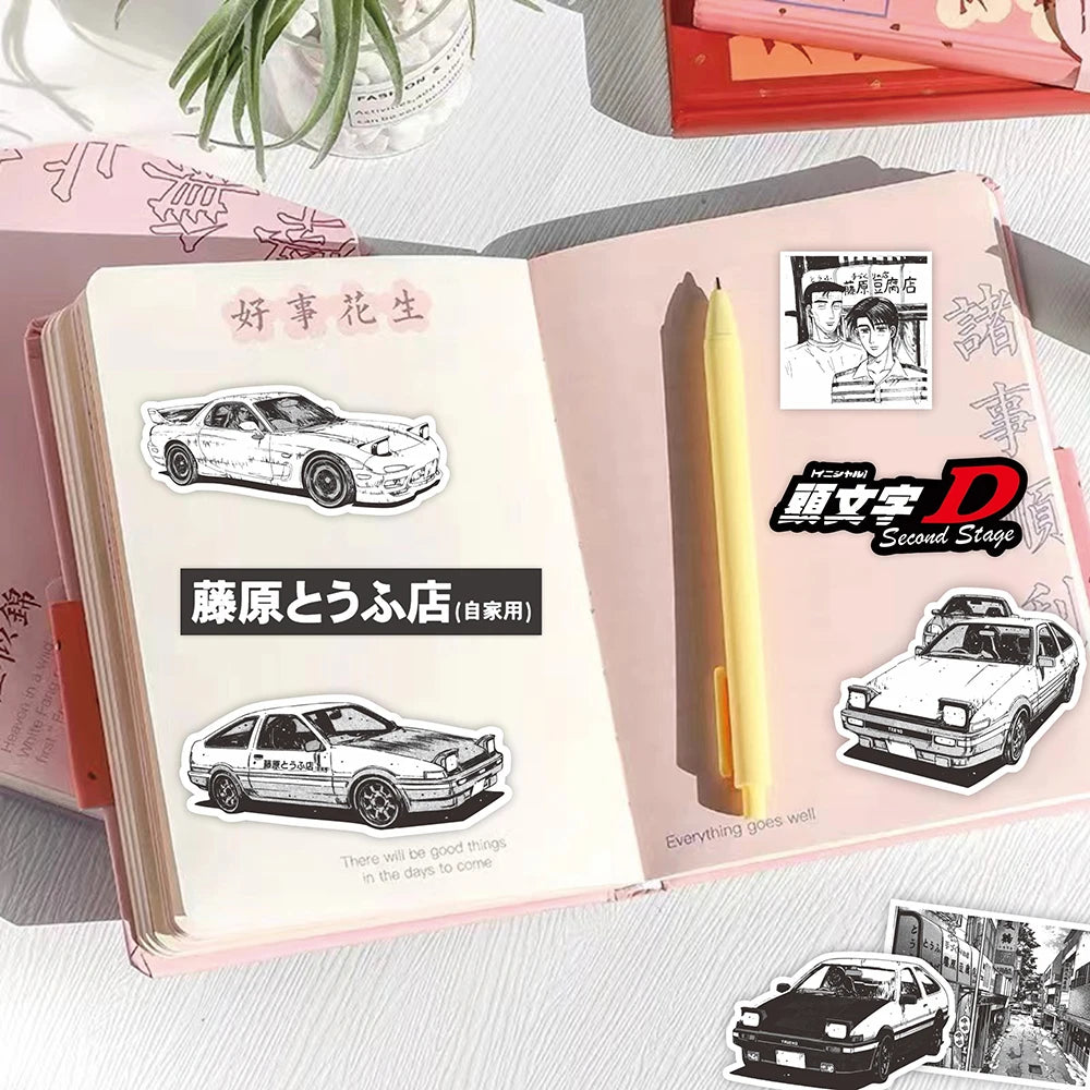 Initial D Anime Stickers