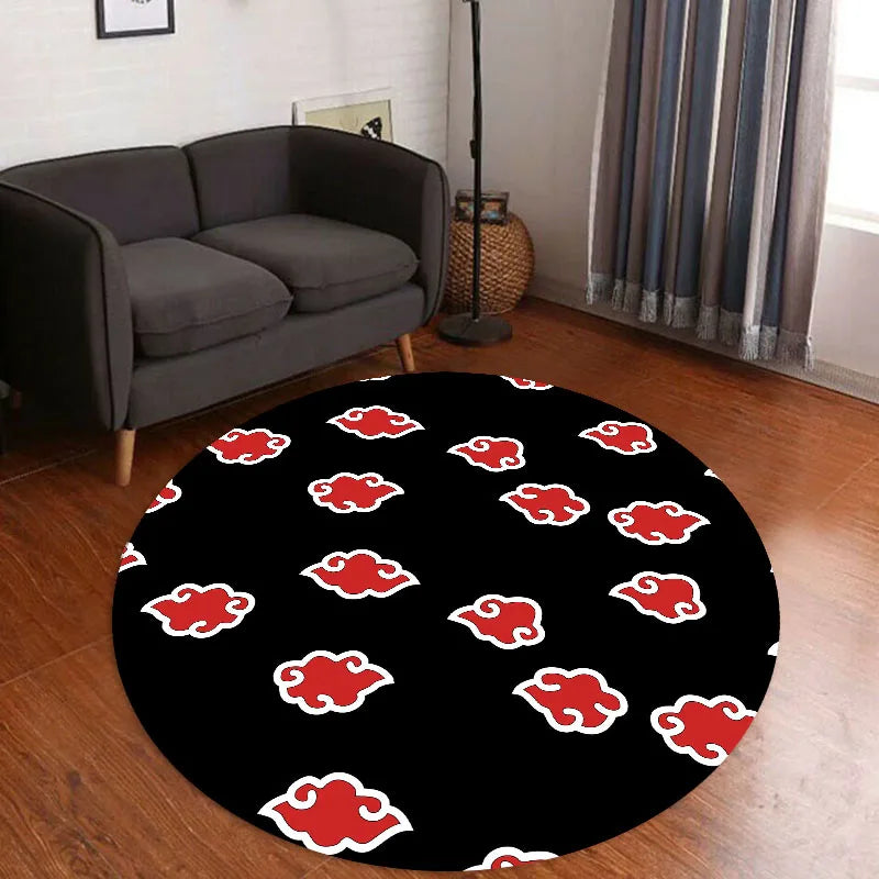 Naruto Anime Uchiha Sharingan Themed Rugs