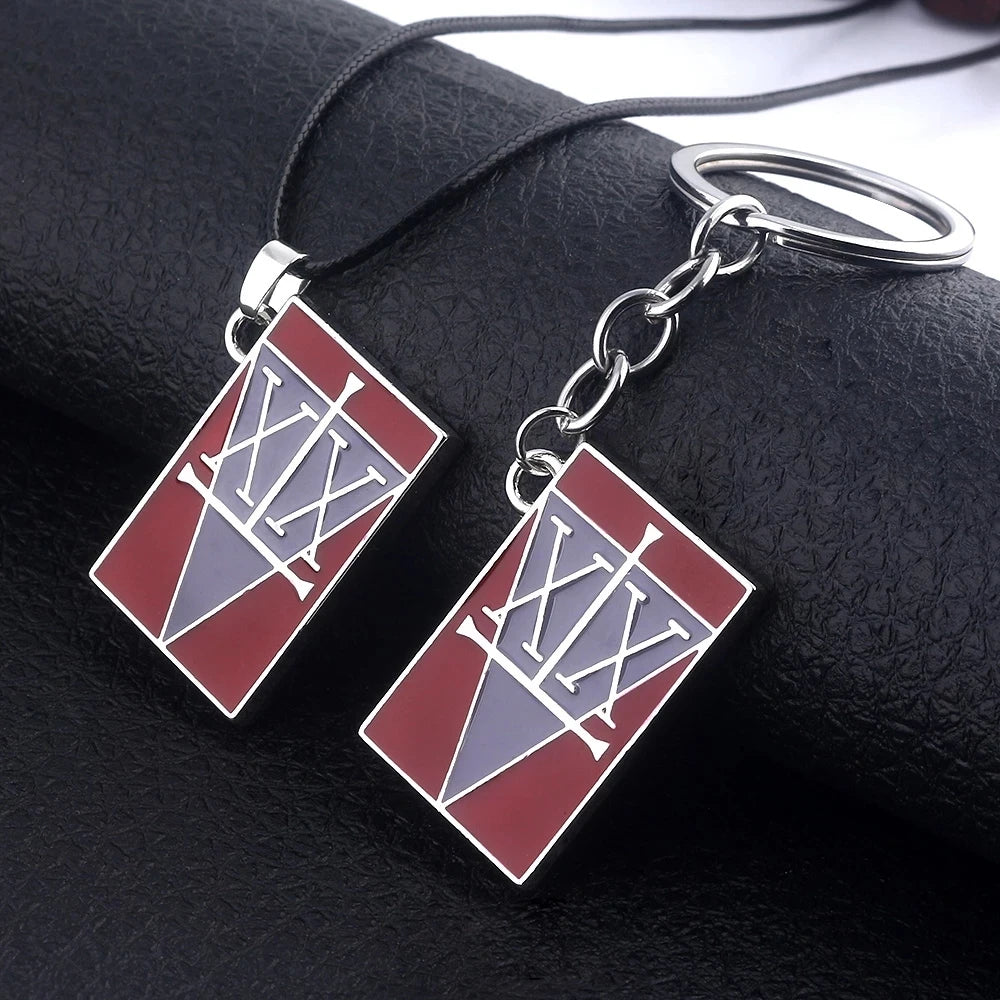 Anime Hunter x Hunter Inspired Hunters License Necklace and Keychain
