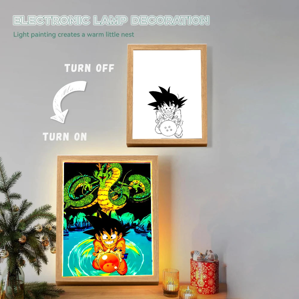 Anime Figure Dragon Ball Lamp Frames