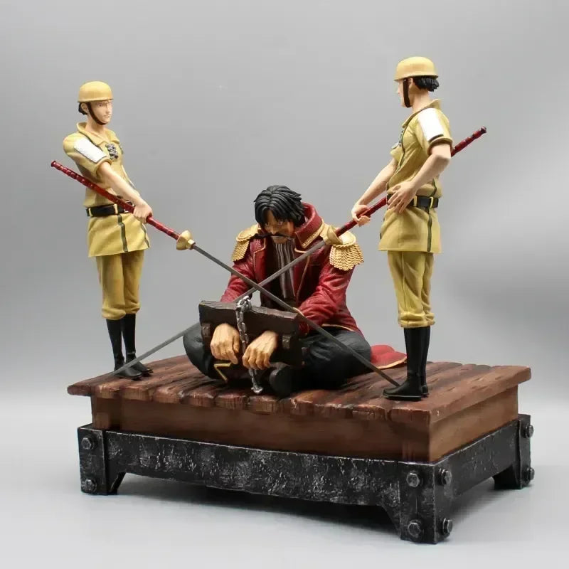 One Piece Gol D Roger & Portgas D Ace Awaiting Execution Statues