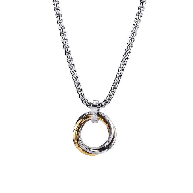 Three Circles Pendent Necklace