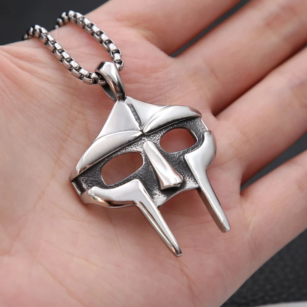 Vintage MF DOOM Mask Necklace