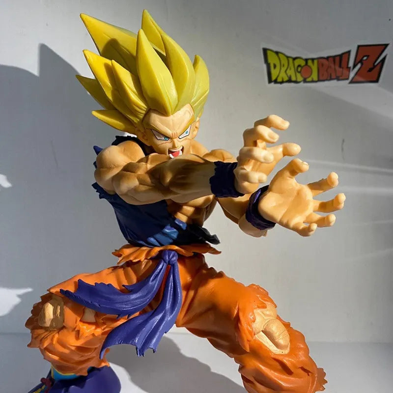 Super Saiyan Goku's Kamehameha Attack Inspired Action Statue