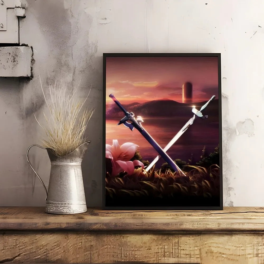 Sword Art Online Japan Anime Unframed Posters