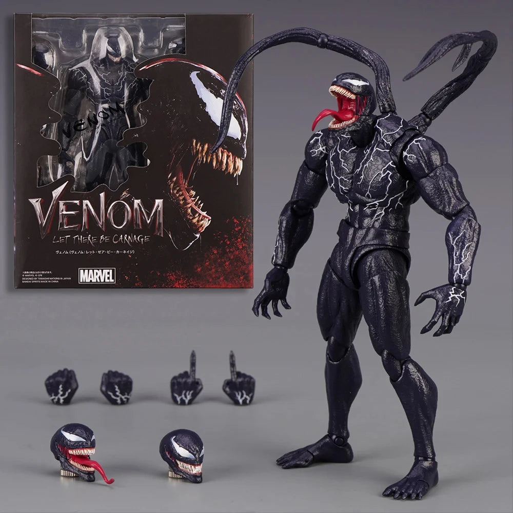 AMAZING YAMAGUCHI Venom & Carnage Spider Man legends Action Figures