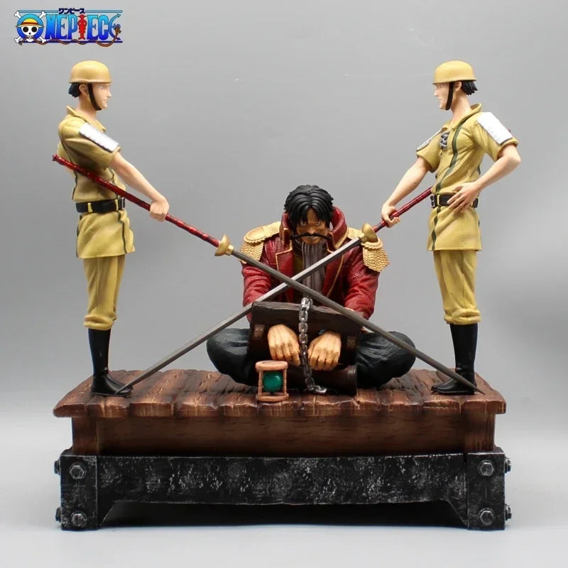 One Piece Gol D Roger & Portgas D Ace Awaiting Execution Statues