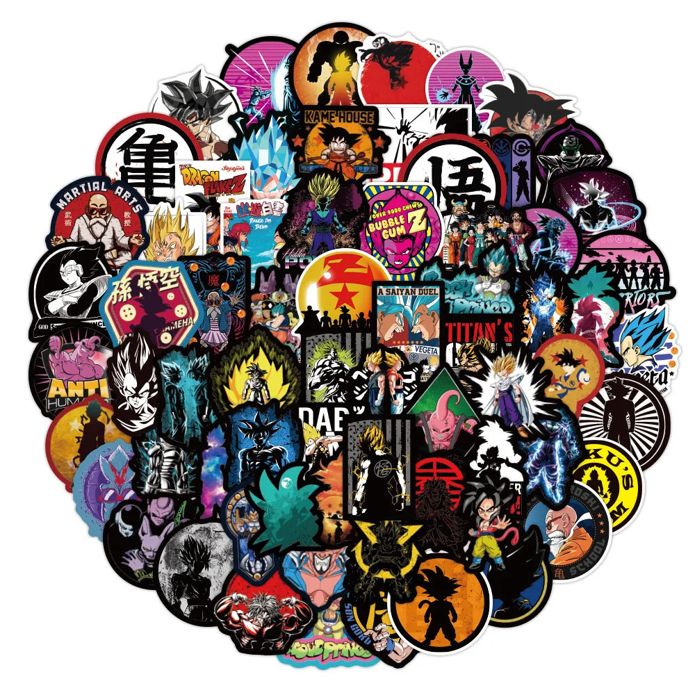 Cool Dragon Ball Inspired Stickers