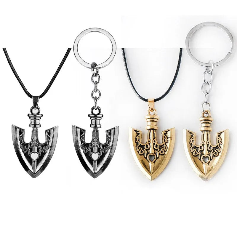 JoJos Bizarre Adventures "The Arrow" Inspired Necklaces & Keyrings