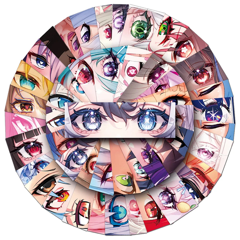 Cool Anime Girl Eye Stickers