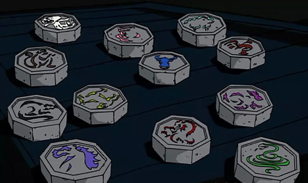 Jackie Chan Adventures Themed Zodiac Talisman Necklaces