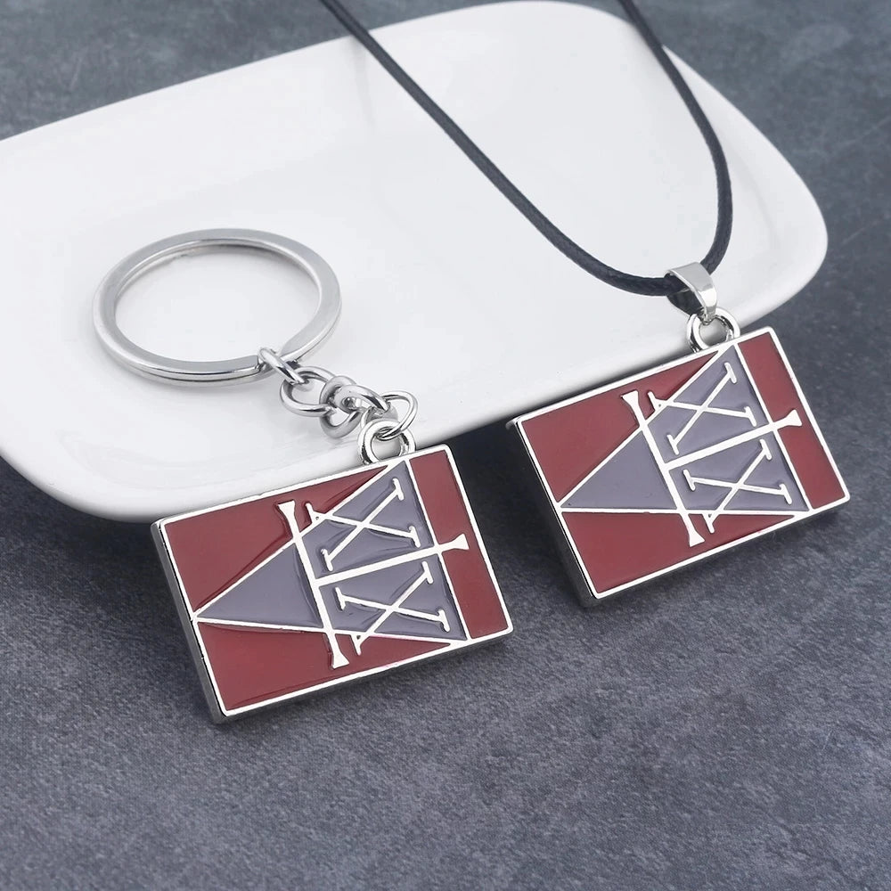 Anime Hunter x Hunter Inspired Hunters License Necklace and Keychain
