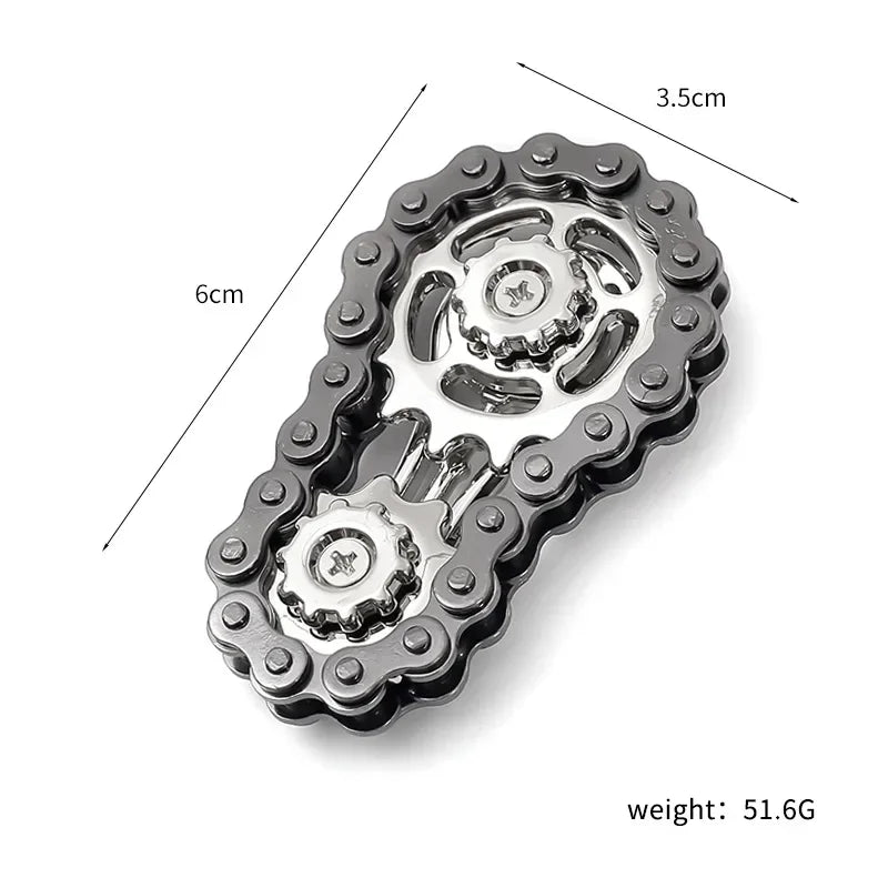 NEW Metal Bike Chain Fidget Toy