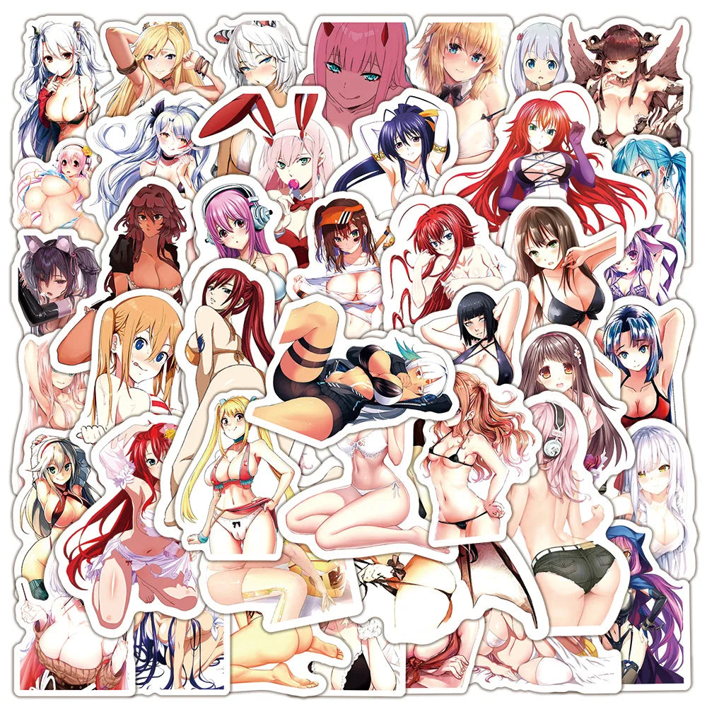 Waifu Themed Sexy Hentai Stickers