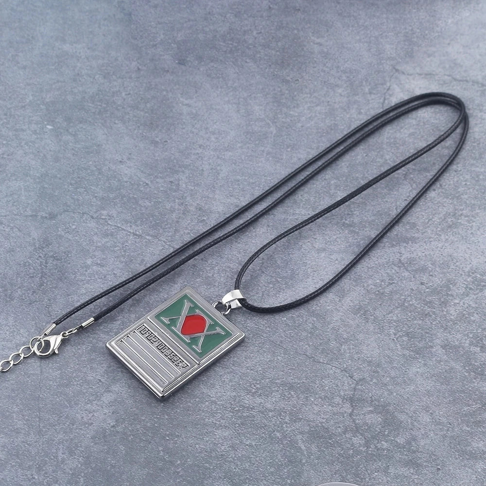 Anime Hunter x Hunter Inspired Hunters License Necklace and Keychain