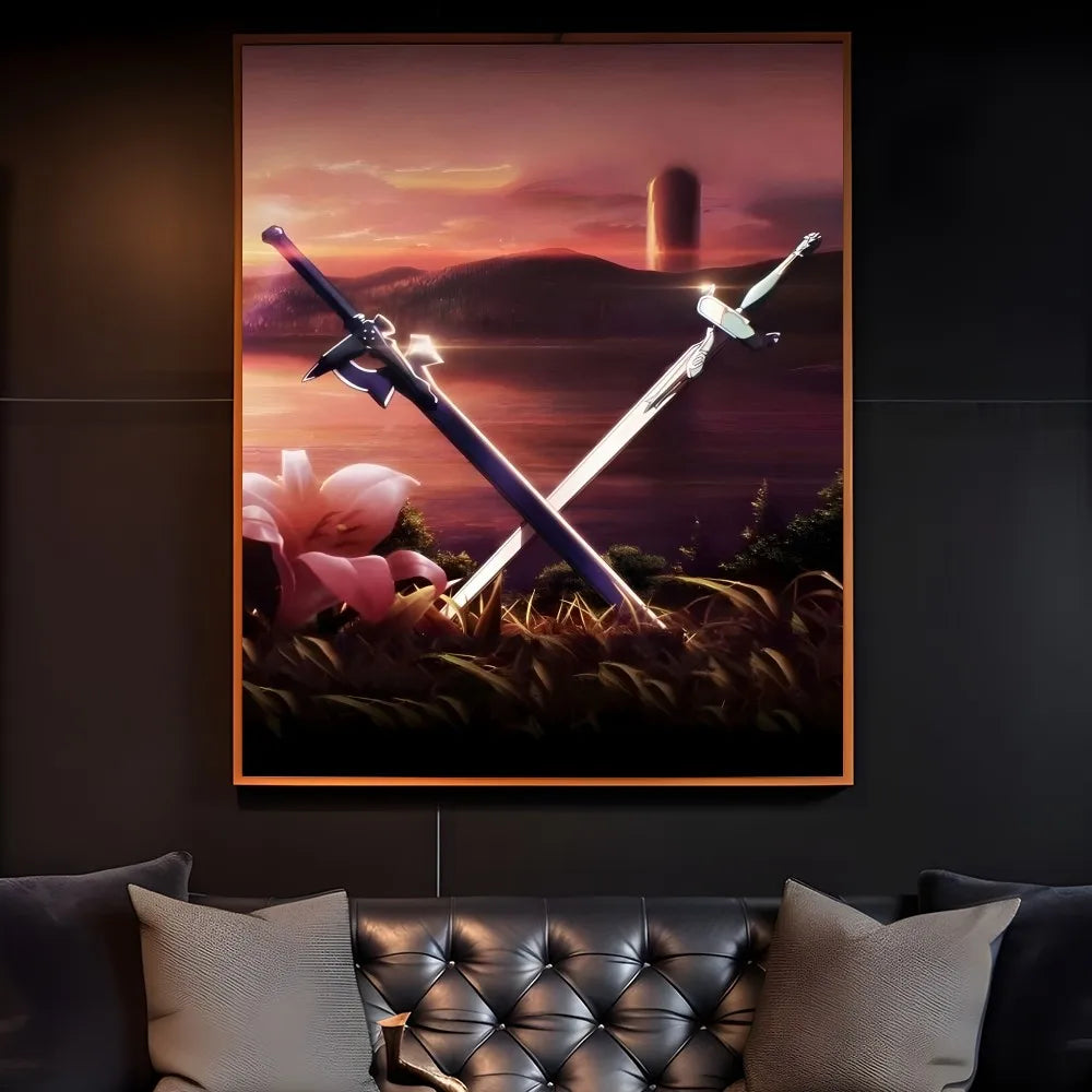 Sword Art Online Japan Anime Unframed Posters