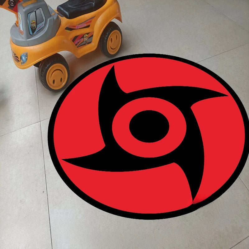 Naruto Anime Uchiha Sharingan Themed Rugs