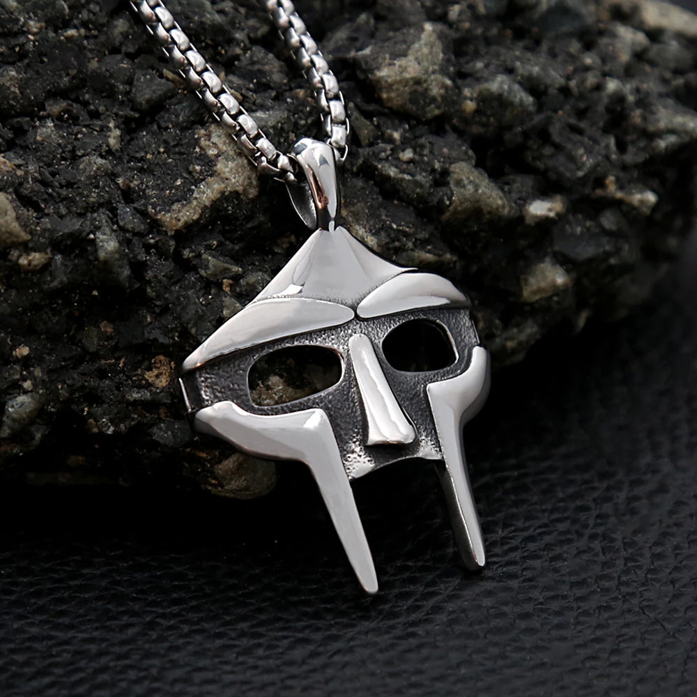 Vintage MF DOOM Mask Necklace