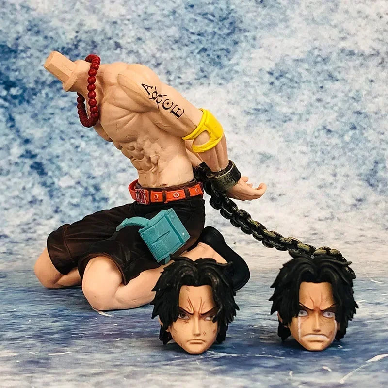 One Piece Gol D Roger & Portgas D Ace Awaiting Execution Statues