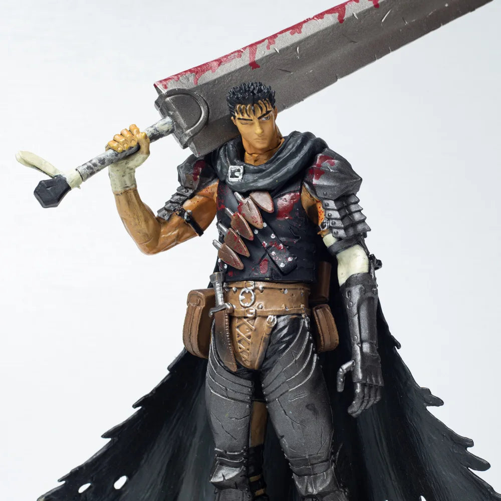 Berserk Guts Inspired Black Swordsman Statue