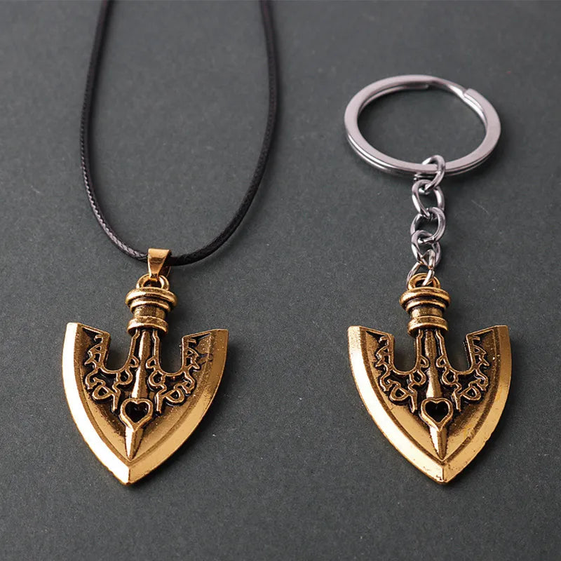 JoJos Bizarre Adventures "The Arrow" Inspired Necklaces & Keyrings