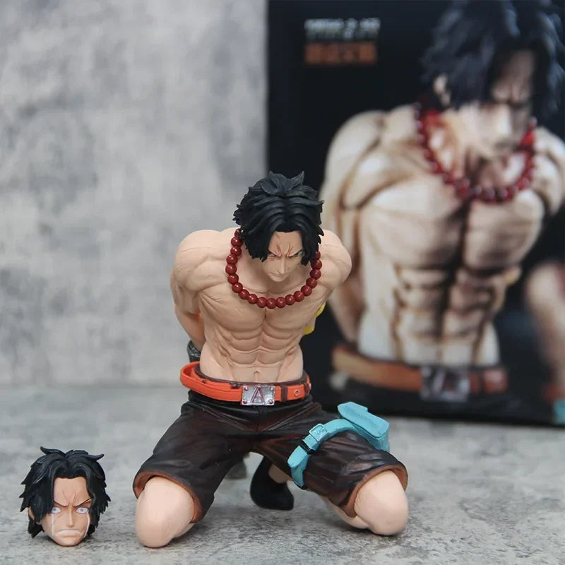 One Piece Gol D Roger & Portgas D Ace Awaiting Execution Statues
