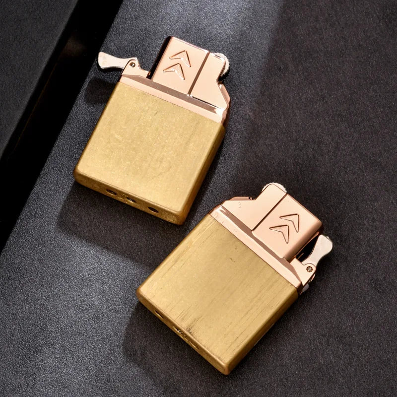 Cool Dual Flame Metal Gas Lighter