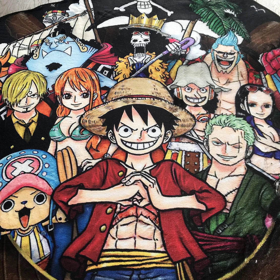 One Piece Rudder Themed Rug