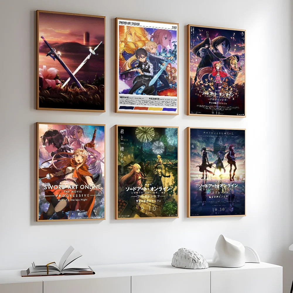 Sword Art Online Japan Anime Unframed Posters