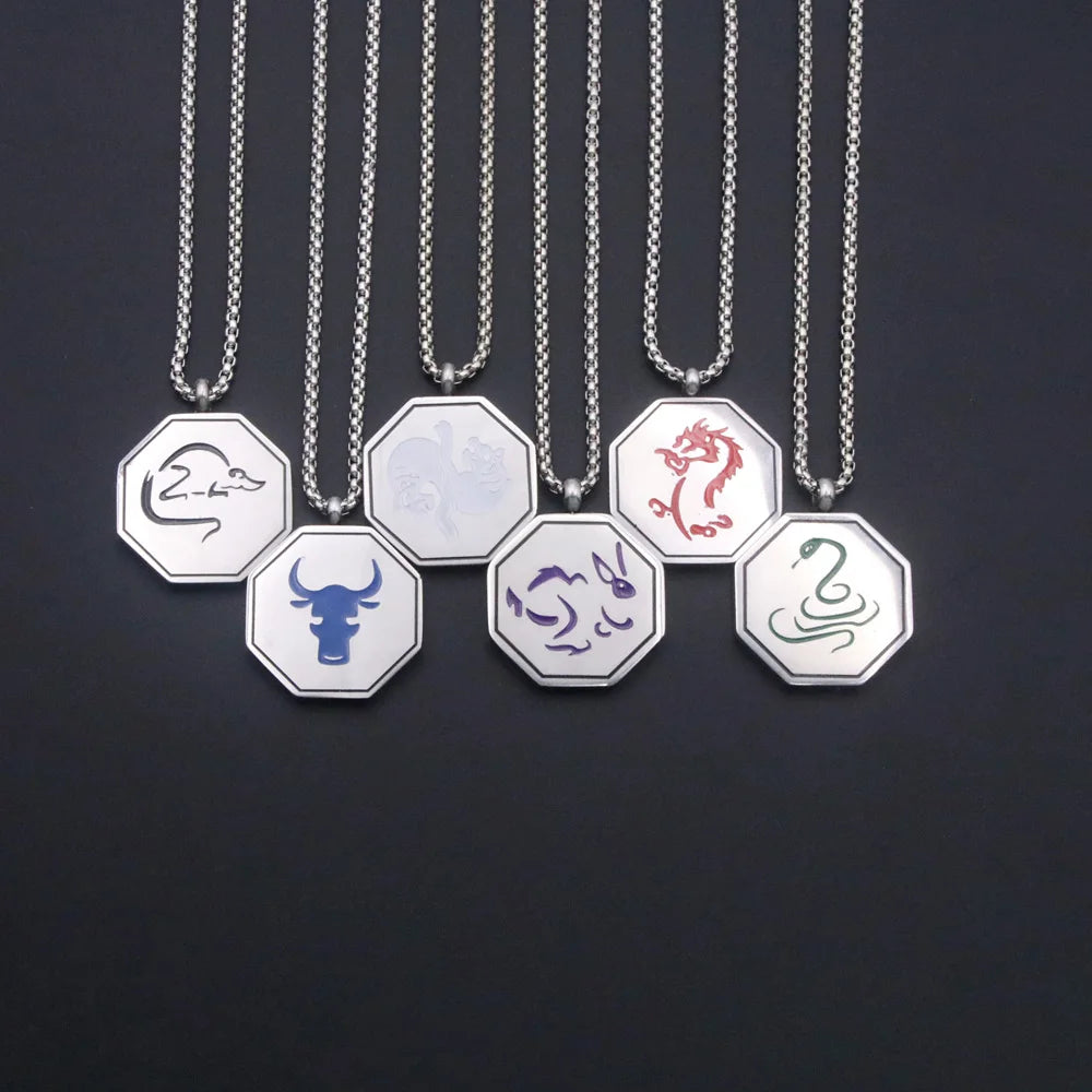 Jackie Chan Adventures Themed Zodiac Talisman Necklaces