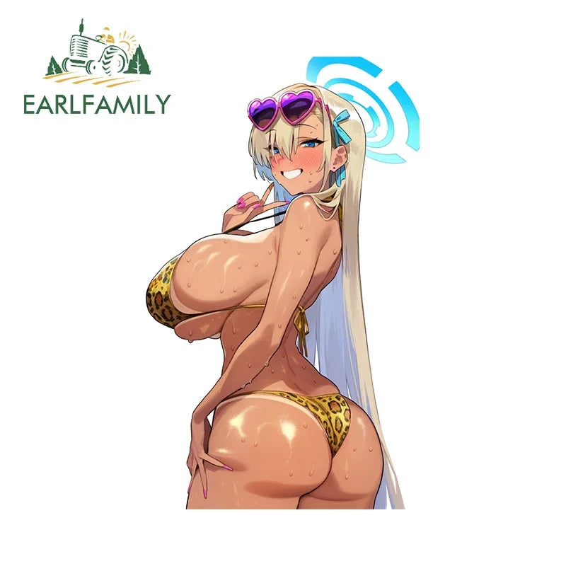 Beautiful Hentai Raven Booty Stickers
