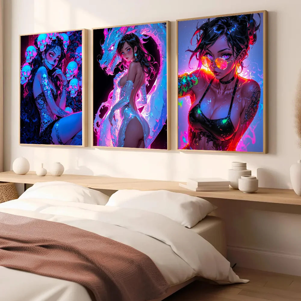 Hot Anime Girls Canvas Prints