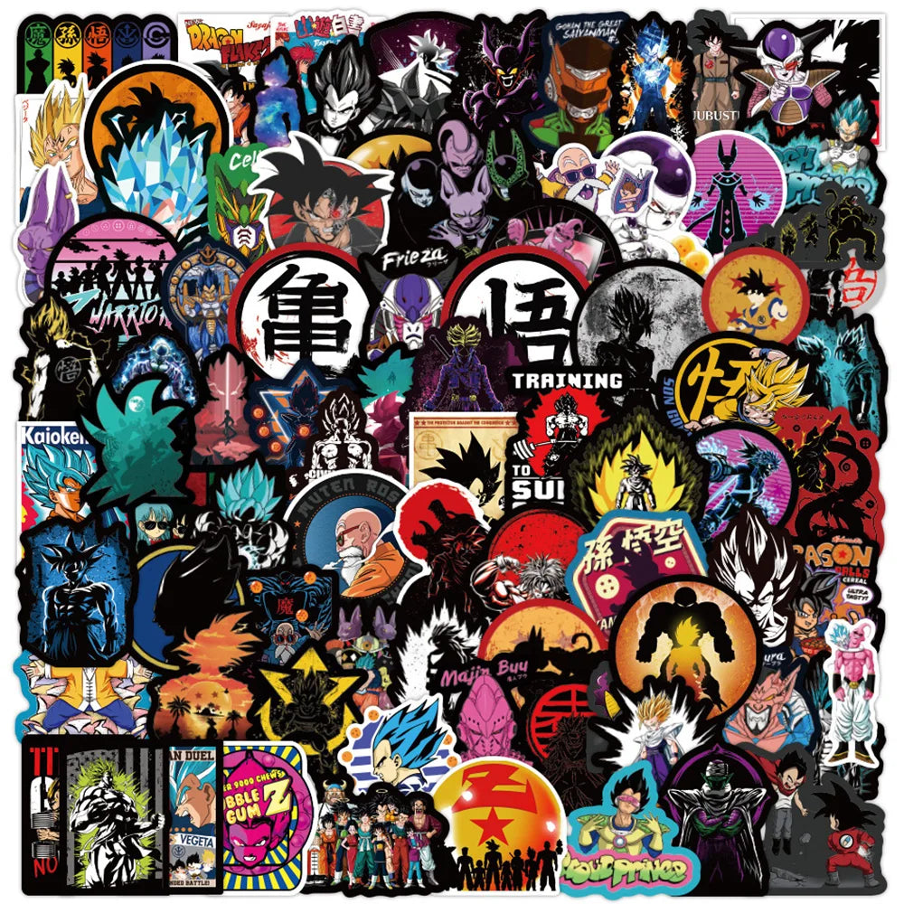 Various Anime Dragon Ball Z Inspired Stickers
